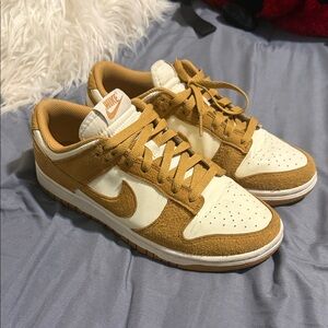 Nike Dunk Low in Brown and Cream